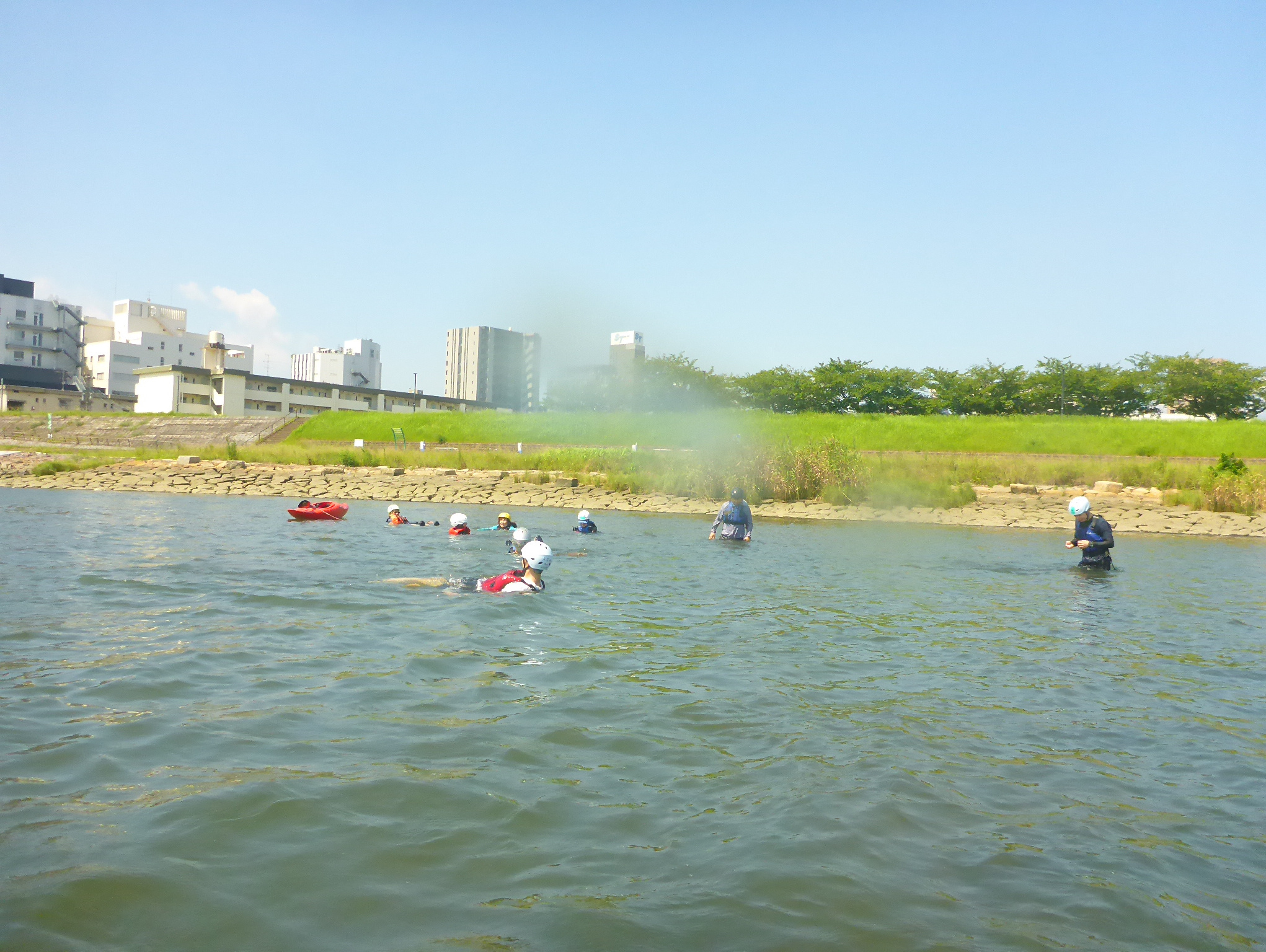 ブイまわりの練習です。